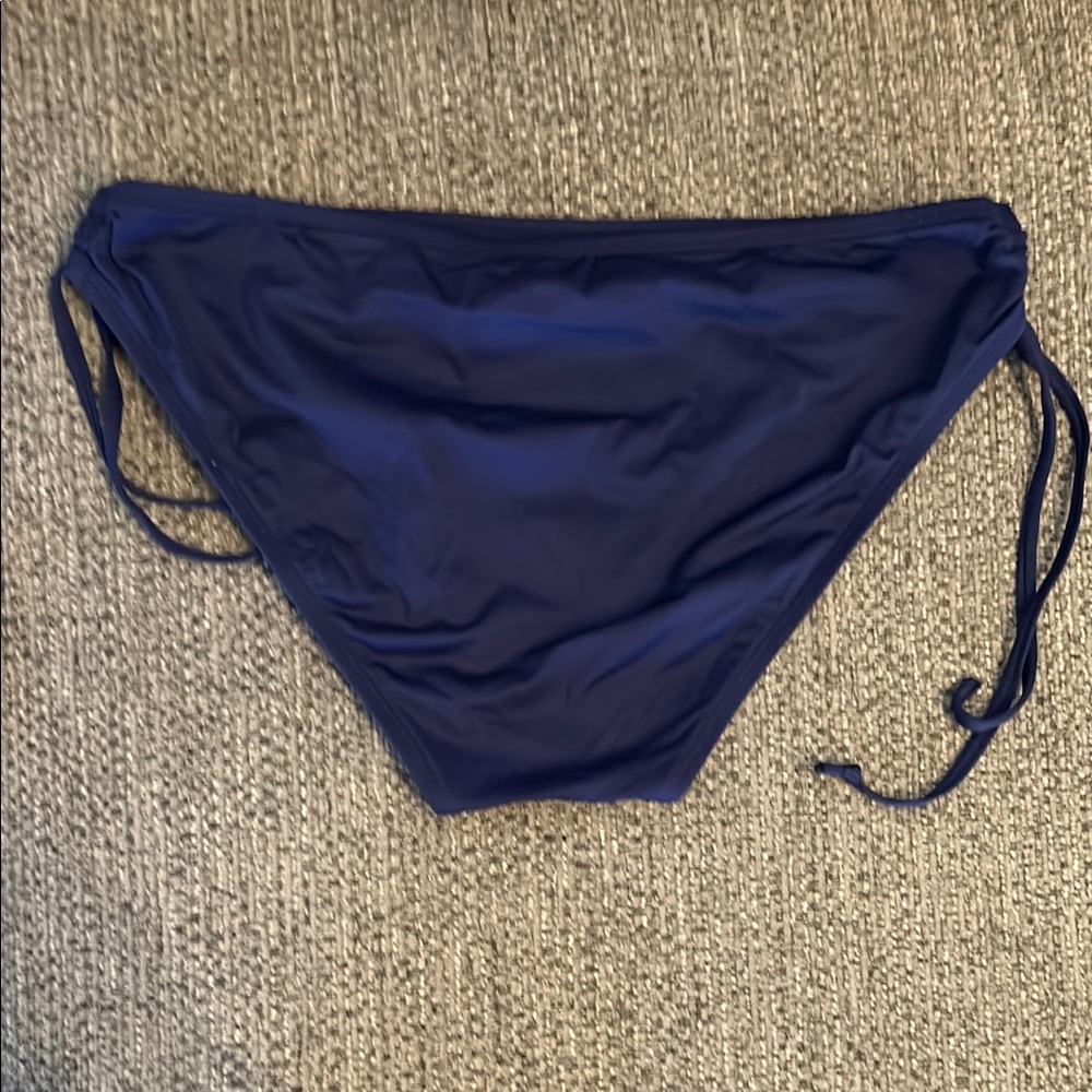 Mossimo Supply Co. Blue Bikini Bottom with Side Ties